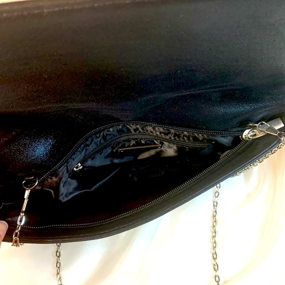 Natasha Evening Clutch Shoulder Bag with Crystals NWOT - Picture 6 of 10